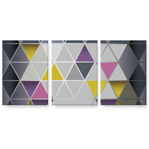 アートパネル 絵 絵画 飾り 選べるサイズ 594×841mm A1 3枚セット セット物 モダン 玄関 写真 フォト インテリア おしゃれ 000461 バブル レインボー