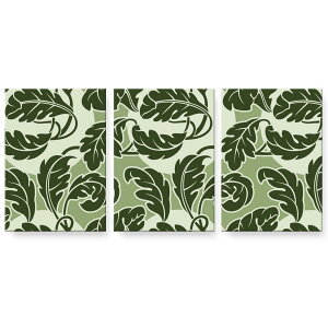 アートパネル 絵 絵画 飾り 選べるサイズ 594×841mm A1 3枚セット セット物 モダン 玄関 写真 フォト インテリア おしゃれ 000705 リーフ 葉