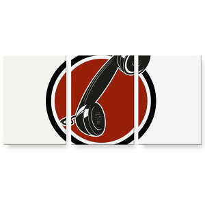 アートパネル 絵 絵画 飾り 選べるサイズ 594×841mm A1 3枚セット セット物 モダン 玄関 写真 フォト インテリア おしゃれ 001217 電話 イラスト