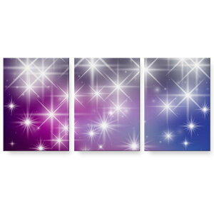 アートパネル 絵 絵画 飾り 選べるサイズ 594×841mm A1 3枚セット セット物 モダン 玄関 写真 フォト インテリア おしゃれ 001269 キラキラ 光