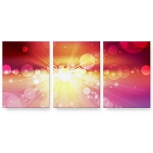アートパネル 3連 3枚セット 絵 絵画 飾り igsticker 594mmx420mm A2 フォト 壁掛け 木枠 インテリア おしゃれ 001898 クール シンプル カラフル