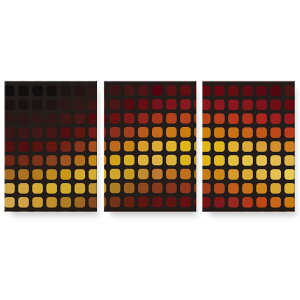 アートパネル 絵 絵画 飾り 選べるサイズ 594×841mm A1 3枚セット セット物 モダン 玄関 写真 フォト インテリア おしゃれ 001932 模様 カラフル