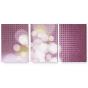 アートパネル 3連 3枚セット 絵 絵画 飾り igsticker 594mmx420mm A2 フォト 壁掛け 木枠 インテリア おしゃれ 002033 シンプル 紫