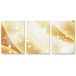 アートパネル 3連 3枚セット 絵 絵画 飾り igsticker 594mmx420mm A2 フォト 壁掛け 木枠 インテリア おしゃれ 002182 模様 オレンジ