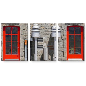 アートパネル 3連 3枚セット 絵 絵画 飾り igsticker 594mmx420mm A2 フォト 壁掛け 木枠 インテリア おしゃれ 022970 建築物 写真