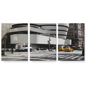 アートパネル 絵 絵画 飾り 選べるサイズ 594×841mm A1 3枚セット セット物 モダン 玄関 写真 フォト インテリア おしゃれ 023410 建築物 道路 写真