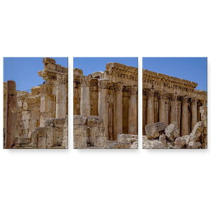 アートパネル 3連 3枚セット 絵 絵画 飾り igsticker 594mmx420mm A2 フォト 壁掛け 木枠 インテリア おしゃれ 025709 建築物 風景 写真