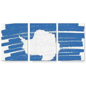 アートパネル 3連 3枚セット 絵 絵画 飾り igsticker 594mmx420mm A2 フォト 壁掛け 木枠 インテリア おしゃれ 018383 国旗 antartica 南極