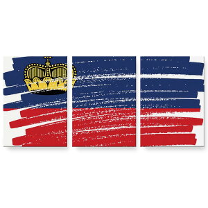 アートパネル 3連 3枚セット 絵 絵画 飾り igsticker 594mmx420mm A2 フォト 壁掛け 木枠 インテリア おしゃれ 018492 国旗 liechtenstein リヒテンシュタイン