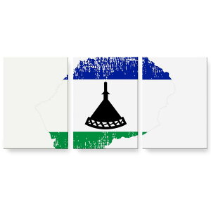 A[gpl G G  IׂTCY 594×841mm A1 3Zbg Zbg _  ʐ^ tHg CeA  018870  lesotho \g