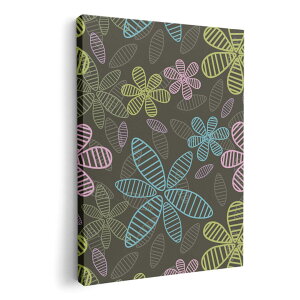 アートパネル 絵 絵画 飾り 選べるサイズ 420×594 mm A2 モダン 玄関 写真 フォト インテリア おしゃれ 000738 花 黒板