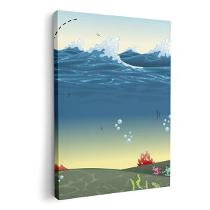 アートパネル 絵 絵画 飾り 選べるサイズ 420×594 mm A2 モダン 玄関 写真 フォト インテリア おしゃれ 001370 海