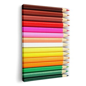 アートパネル 絵 絵画 飾り 選べるサイズ 420×594 mm A2 モダン 玄関 写真 フォト インテリア おしゃれ 001542 鉛筆 カラフル