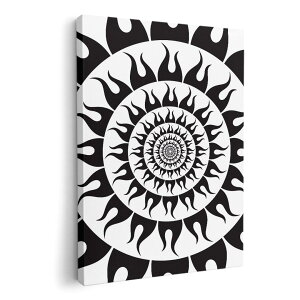 アートパネル 絵 絵画 飾り 選べるサイズ 420×594 mm A2 モダン 玄関 写真 フォト インテリア おしゃれ 006936 太陽 黒