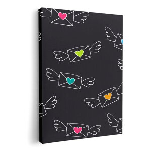 �A�[�g�p�l�� �G �G�� ���� �I�ׂ�T�C�Y 420×594 mm A2 ���_�� ���� �ʐ^ �t�H�g �C���e���A ������� 007822 �n�[�g�@�莆�@�H���@���@�u���b�N