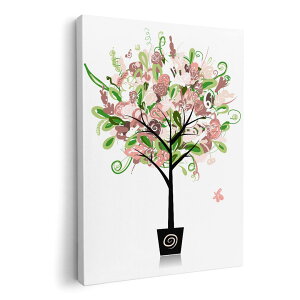 アートパネル 絵 絵画 飾り 選べるサイズ 420×594 mm A2 モダン 玄関 写真 フォト インテリア おしゃれ 009805 フラワー 花 ピンク