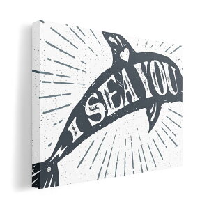 アートパネル 絵 絵画 飾り 選べるサイズ 420×594 mm A2 モダン 玄関 写真 フォト インテリア おしゃれ 010939 海 イルカ 英語