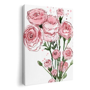 アートパネル 絵 絵画 飾り 選べるサイズ 420×594 mm A2 モダン 玄関 写真 フォト インテリア おしゃれ 012927 母の日 カーネーション 花