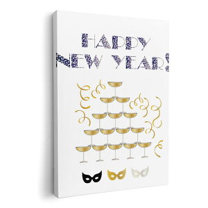 A[gpl G G  IׂTCY 420×594 mm A2 _  ʐ^ tHg CeA  017123  HAPPY NEW YEAR VN p[eB@Vp^[@