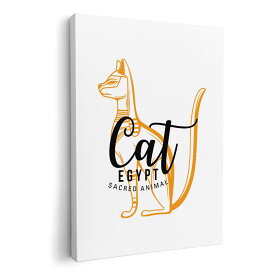 アートパネル 絵 絵画 飾り 選べるサイズ 420×594 mm A2 モダン 玄関 写真 フォト インテリア おしゃれ 017726 CAT　猫　EGYPT　おしゃれ