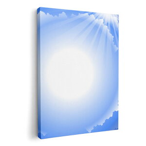 アートパネル 絵 絵画 飾り 選べるサイズ 420×297 mm A3 モダン 玄関 写真 フォト インテリア おしゃれ 001386 太陽 雲 青空