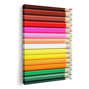 アートパネル 絵 絵画 飾り 選べるサイズ 420×297 mm A3 モダン 玄関 写真 フォト インテリア おしゃれ 001542 鉛筆 カラフル