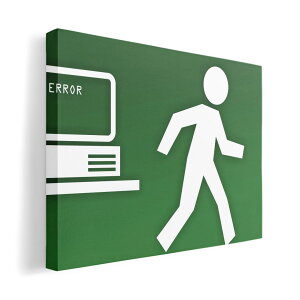 アートパネル 絵 絵画 飾り 選べるサイズ 420×297 mm A3 モダン 玄関 写真 フォト インテリア おしゃれ 005876 パソコン 緑 グリーン