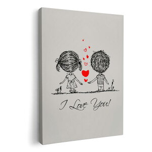 アートパネル 絵 絵画 飾り 選べるサイズ 420×297 mm A3 モダン 玄関 写真 フォト インテリア おしゃれ 007532 ハート 文字 英語 人物