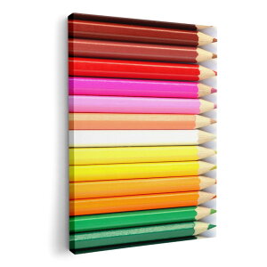 アートパネル 絵 絵画 飾り 選べるサイズ 210×297 mm A4 モダン 玄関 写真 フォト インテリア おしゃれ 001542 鉛筆 カラフル