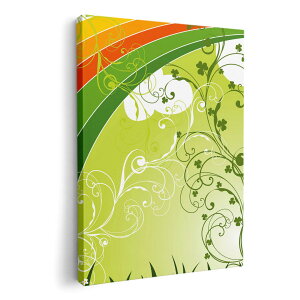 アートパネル 絵 絵画 飾り 選べるサイズ 210×297 mm A4 モダン 玄関 写真 フォト インテリア おしゃれ 005563 クローバー 緑 グリーン