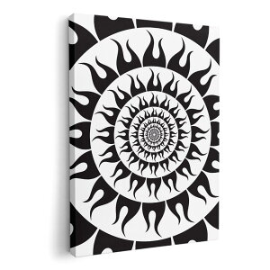 アートパネル 絵 絵画 飾り 選べるサイズ 210×297 mm A4 モダン 玄関 写真 フォト インテリア おしゃれ 006936 太陽 黒