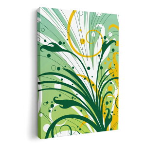 アートパネル 絵 絵画 飾り 選べるサイズ 210×297 mm A4 モダン 玄関 写真 フォト インテリア おしゃれ 007791 植物 水色 イエロー 黄色