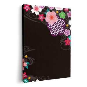 アートパネル 絵 絵画 飾り 選べるサイズ 210×297 mm A4 モダン 玄関 写真 フォト インテリア おしゃれ 008179 和風 和柄 花 フラワー