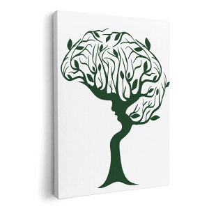 アートパネル 絵 絵画 飾り 選べるサイズ 210×297 mm A4 モダン 玄関 写真 フォト インテリア おしゃれ 013773 植物 木 緑