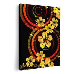 アートパネル 絵 絵画 飾り 選べるサイズ 210×148 mm A5 モダン 玄関 写真 フォト インテリア おしゃれ 000052 黒 和柄 金色 桜