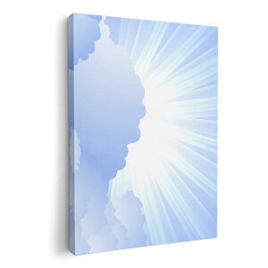 アートパネル 絵 絵画 飾り 選べるサイズ 210×148 mm A5 モダン 玄関 写真 フォト インテリア おしゃれ 001411 雲 太陽