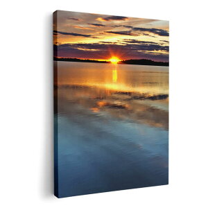 アートパネル 絵 絵画 飾り 選べるサイズ 210×148 mm A5 モダン 玄関 写真 フォト インテリア おしゃれ 006348 写真 海 空 夕日