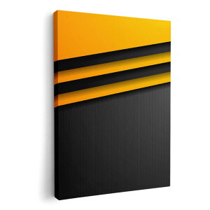 アートパネル 絵 絵画 飾り 選べるサイズ 210×148 mm A5 モダン 玄関 写真 フォト インテリア おしゃれ 008267 黒 ブラック 黄色 イエロー 模様