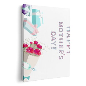 アートパネル 絵 絵画 飾り 選べるサイズ 210×148 mm A5 モダン 玄関 写真 フォト インテリア おしゃれ 015493 母の日 カーネーション バラ プレゼント