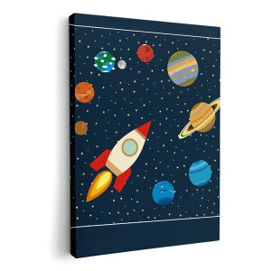 アートパネル 絵 絵画 飾り 選べるサイズ 210×148 mm A5 モダン 玄関 写真 フォト インテリア おしゃれ 015993 太陽系 宇宙 惑星