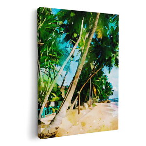 アートパネル 絵 絵画 飾り 選べるサイズ 210×148 mm A5 モダン 玄関 写真 フォト インテリア おしゃれ 018307 海 夏 風景