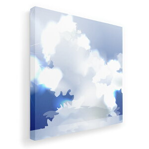 アートパネル 絵 絵画 飾り 選べるサイズ 333×333mm 正方 スクエア モダン 玄関 写真 フォト インテリア おしゃれ 001403 雲 太陽