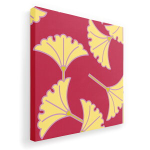 アートパネル 絵 絵画 飾り 選べるサイズ 333×333mm 正方 スクエア モダン 玄関 写真 フォト インテリア おしゃれ 003883 和風 和柄 イチョウ