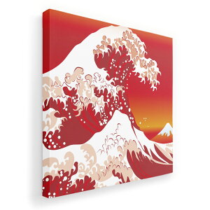 アートパネル 絵 絵画 飾り 選べるサイズ 455×455mm 正方 スクエア モダン 玄関 写真 フォト インテリア おしゃれ 004665 和風 和柄 海