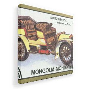 アートパネル 絵 絵画 飾り 選べるサイズ 455×455mm 正方 スクエア モダン 玄関 写真 フォト インテリア おしゃれ 010337 乗り物 車 切手