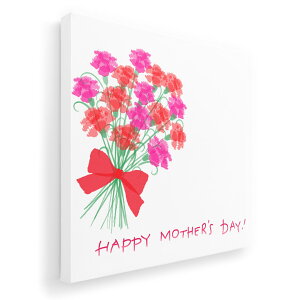 アートパネル 絵 絵画 飾り 選べるサイズ 333×333mm 正方 スクエア モダン 玄関 写真 フォト インテリア おしゃれ 012907 母の日 カーネーション 花
