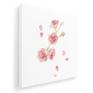 アートパネル 絵 絵画 飾り 選べるサイズ 333×333mm 正方 スクエア モダン 玄関 写真 フォト インテリア おしゃれ 012987 花 木 水彩