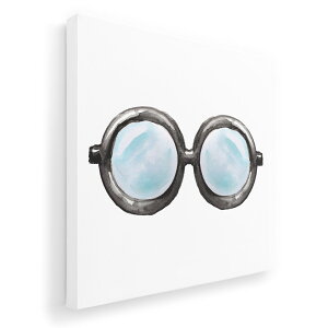 アートパネル 絵 絵画 飾り 選べるサイズ 333×333mm 正方 スクエア モダン 玄関 写真 フォト インテリア おしゃれ 017764 めがね サングラス