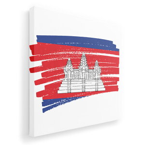 �A�[�g�p�l�� �G �G�� ���� �I�ׂ�T�C�Y 333×333mm ���� �X�N�G�A ���_�� ���� �ʐ^ �t�H�g �C���e���A ������� 018411 cambodia �J���{�W�A