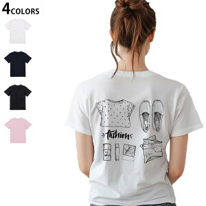 ���f�B�[�X �o�b�N�v�����g T�V���c ���� ��100�� �J�b�g�\�[ �v�����g �I���W�i�� �f�U�C�� �I�ׂ�4�J���[ M L 014255 �t�@�b�V�����@�m���@�������